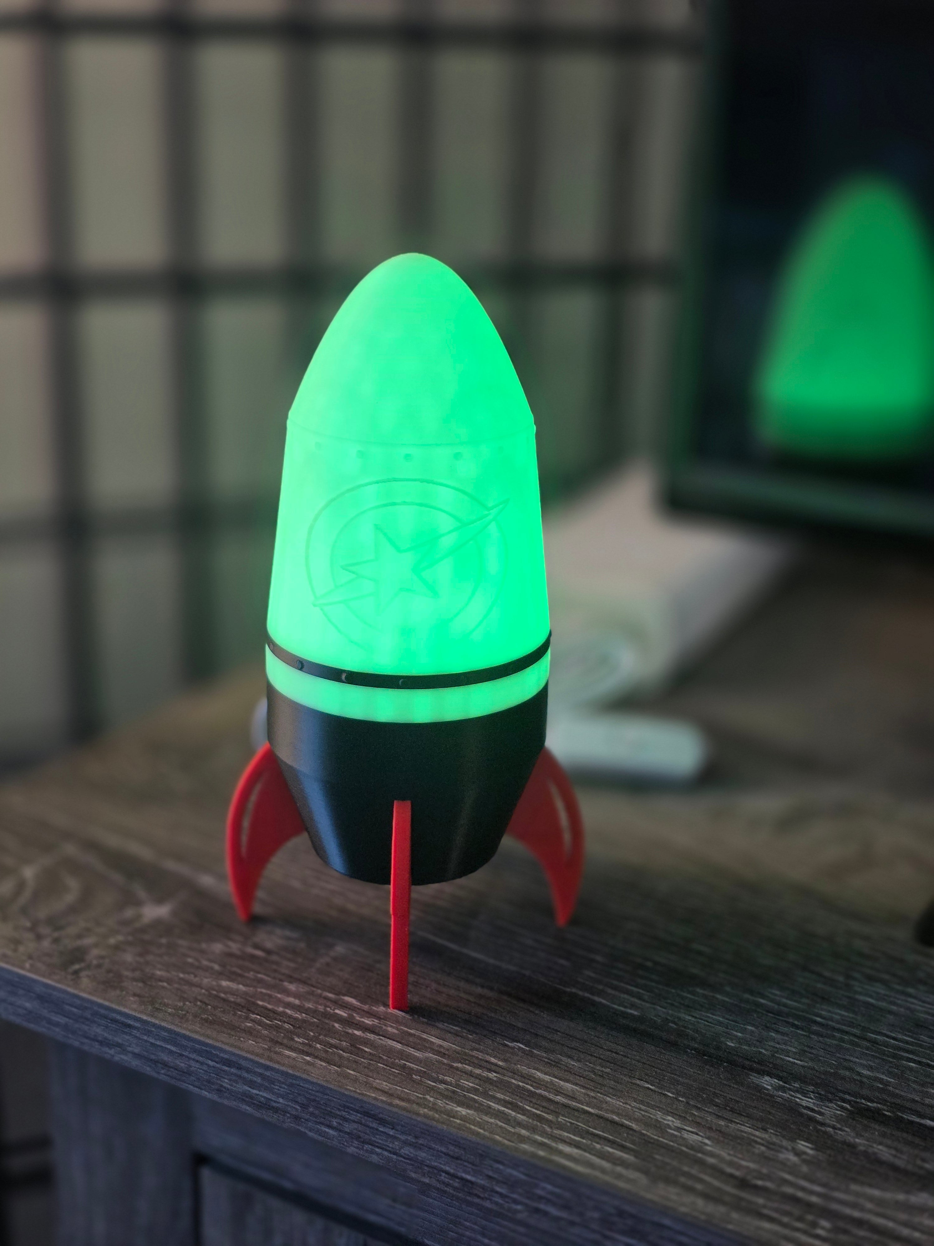 Rocket Lamp
