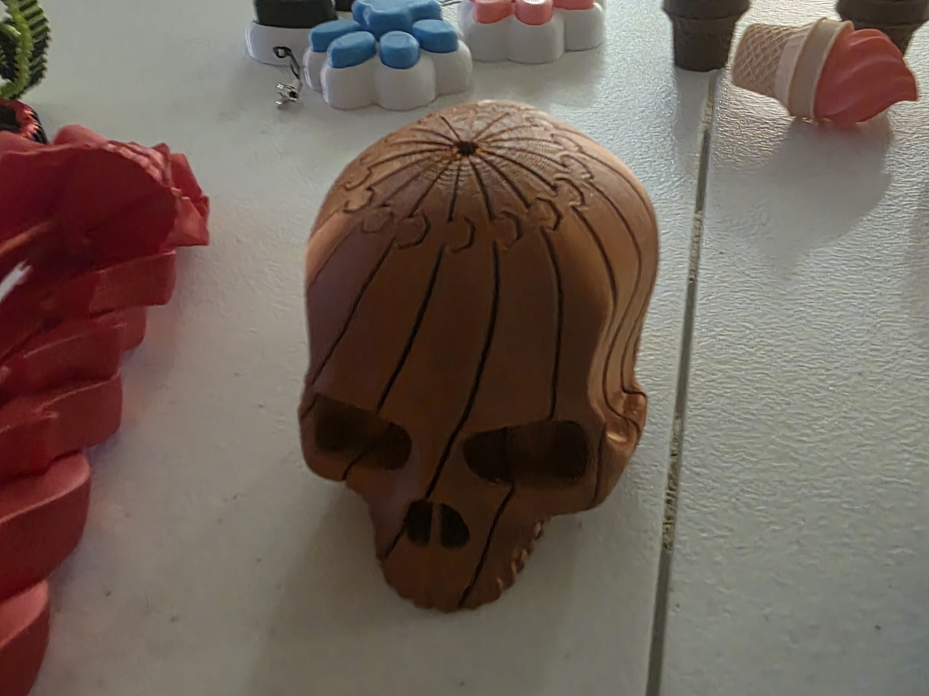 Fidget Waterfall Skull
